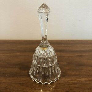 Vintage Kristal Zajecar Dinner Bell 24% Lead Crystal Hand-Cut in Yugoslavia